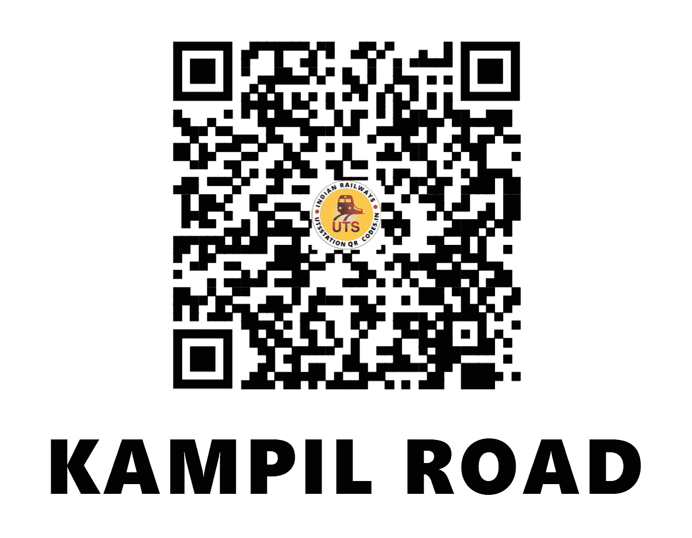 UTS QR Code for KAMPIL ROAD - KXF - NE (UTTAR PRADESH)